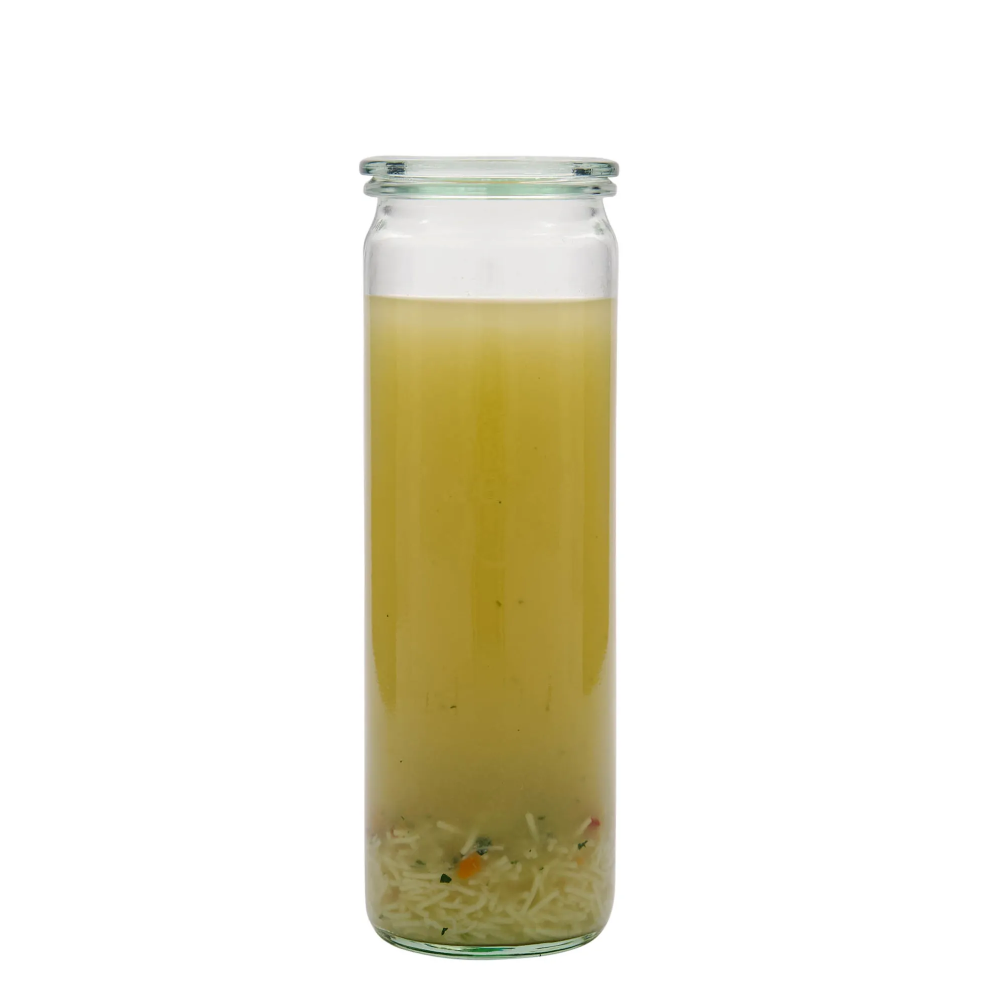600 ml WECK barattolo cilindrico, apertura: bordo rotondo