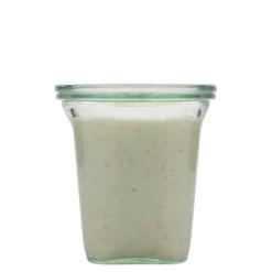 545 ml WECK-Quadroglas, quadrato, apertura: bordo rotondo