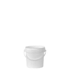 Secchio da 0,6 l, plastica PP, bianco