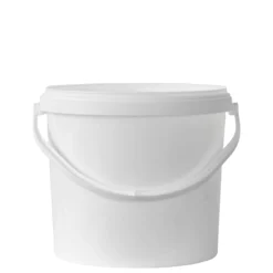 Secchio da 12,5 ml, plastica PP, bianco