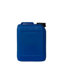 Tanica da 5 l, rettangolare, plastica HDPE, blu, bocca: ND 55