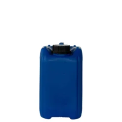 Tanica da 5 l, rettangolare, plastica HDPE, blu, bocca: ND 55