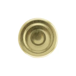 Tappi Twist-Off #, lamiera bianca, oro, per bocca: TO 43