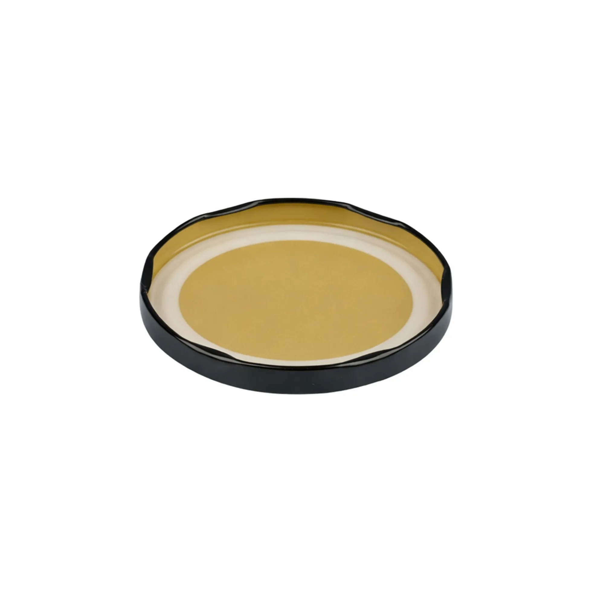 Tappi Twist-Off, lamina bianca, sterilizzabili, nero, per bocca: TO 82