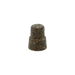 Tappo a manico 'Cornice' 19,5 mm, Corkcoal, per bocca: sughero