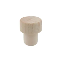 Tappo a manico 19 mm, legno/plastica, per bocca: sughero