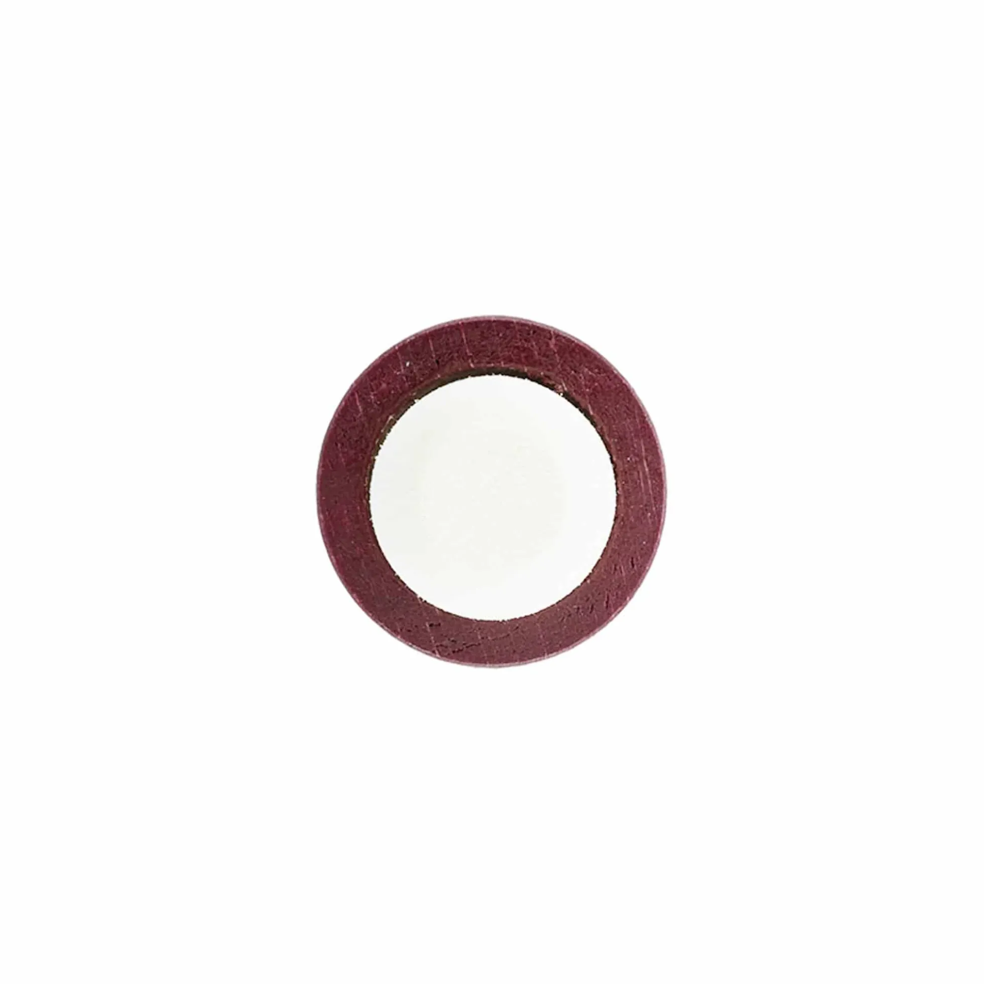 Tappo a manico 19 mm, legno/plastica, bordeaux, per bocca: sughero
