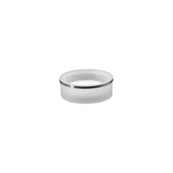 Tappo a vite 'Clear/Platin Edition', plastica PP, bianco, per bocca: 45/2P