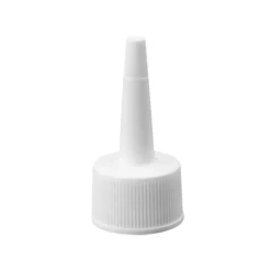 Tappo a vite con applicatore, plastica PP, bianco, per bocca: 24/410