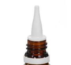 Tappo a vite con applicatore, plastica PE, bianco, per bocca: DIN 18