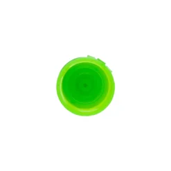 Tappo a vite con cerniera a ribalta, plastica PP, verde, per bocca: 24/410
