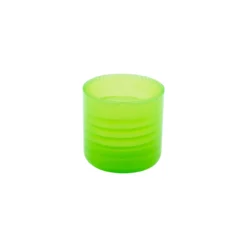 Tappo a vite con inserto a siringa, plastica PP, verde, per bocca: 24/410