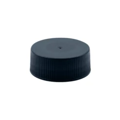 Tappo a vite con inserto in EPE, plastica PP, nero, per bocca: DIN 40