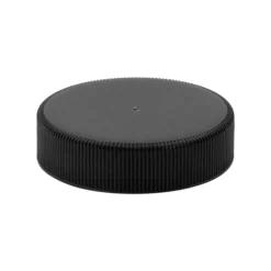 Tappo a vite con inserto in EPE, plastica PP, nero, per bocca: DIN 60