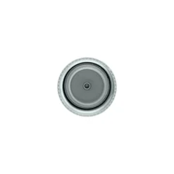 Tappo a vite con inserto per siringa, plastica PP, argento, per bocca: 24/410
