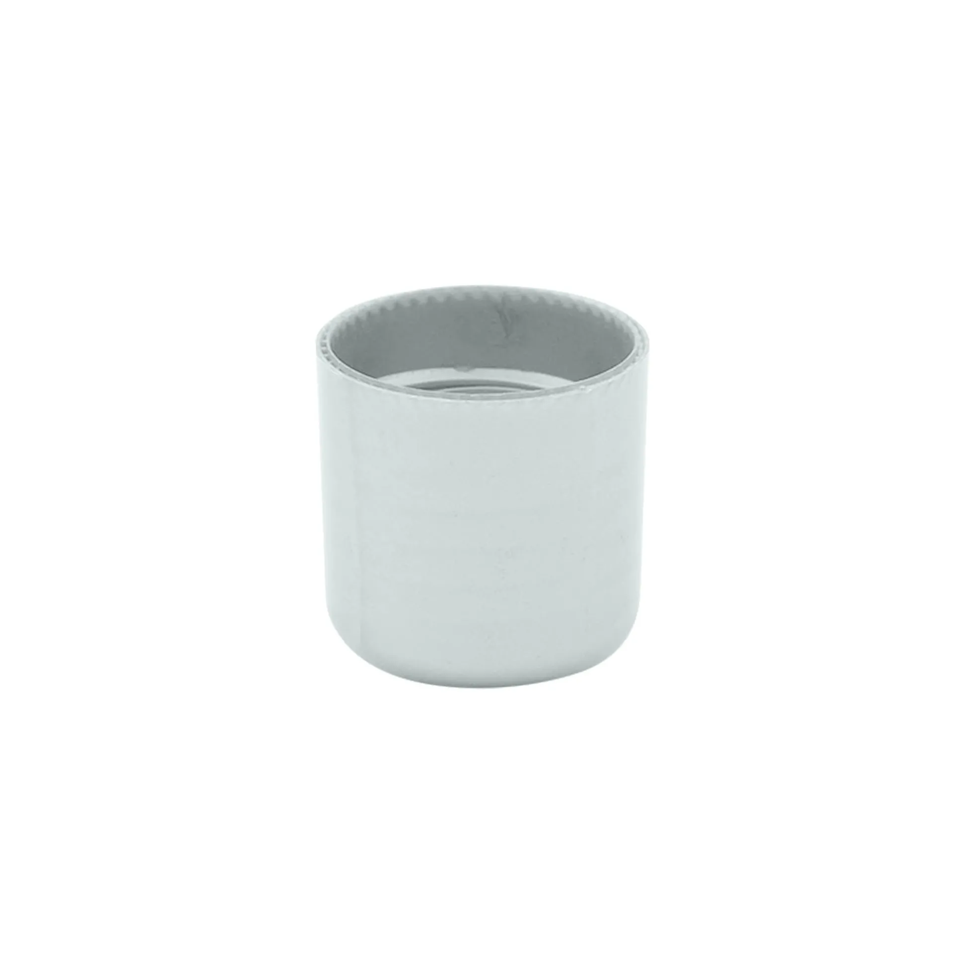 Tappo a vite con inserto per siringa, plastica PP, argento, per bocca: 24/410