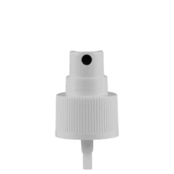Tappo a vite con nebulizzatore spray, plastica PP, bianco, per bocca: 24/410