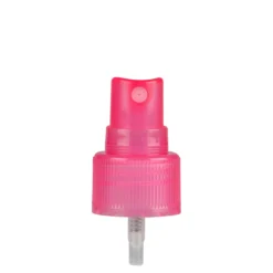 Tappo a vite con nebulizzatore spray, plastica PP, rosa, per bocca: 24/410