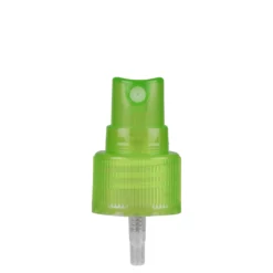 Tappo a vite con nebulizzatore spray, plastica PP, verde, per bocca: 24/410