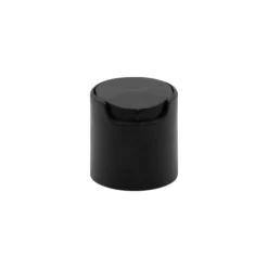 Tappo a vite Disc Top, plastica PP, nero, per bocca: 24/410