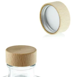 Tappo a vite, legno, beige, per bocca: GPI 33/400