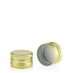 Tappo a vite, metallo, oro, per bocca: PP 22