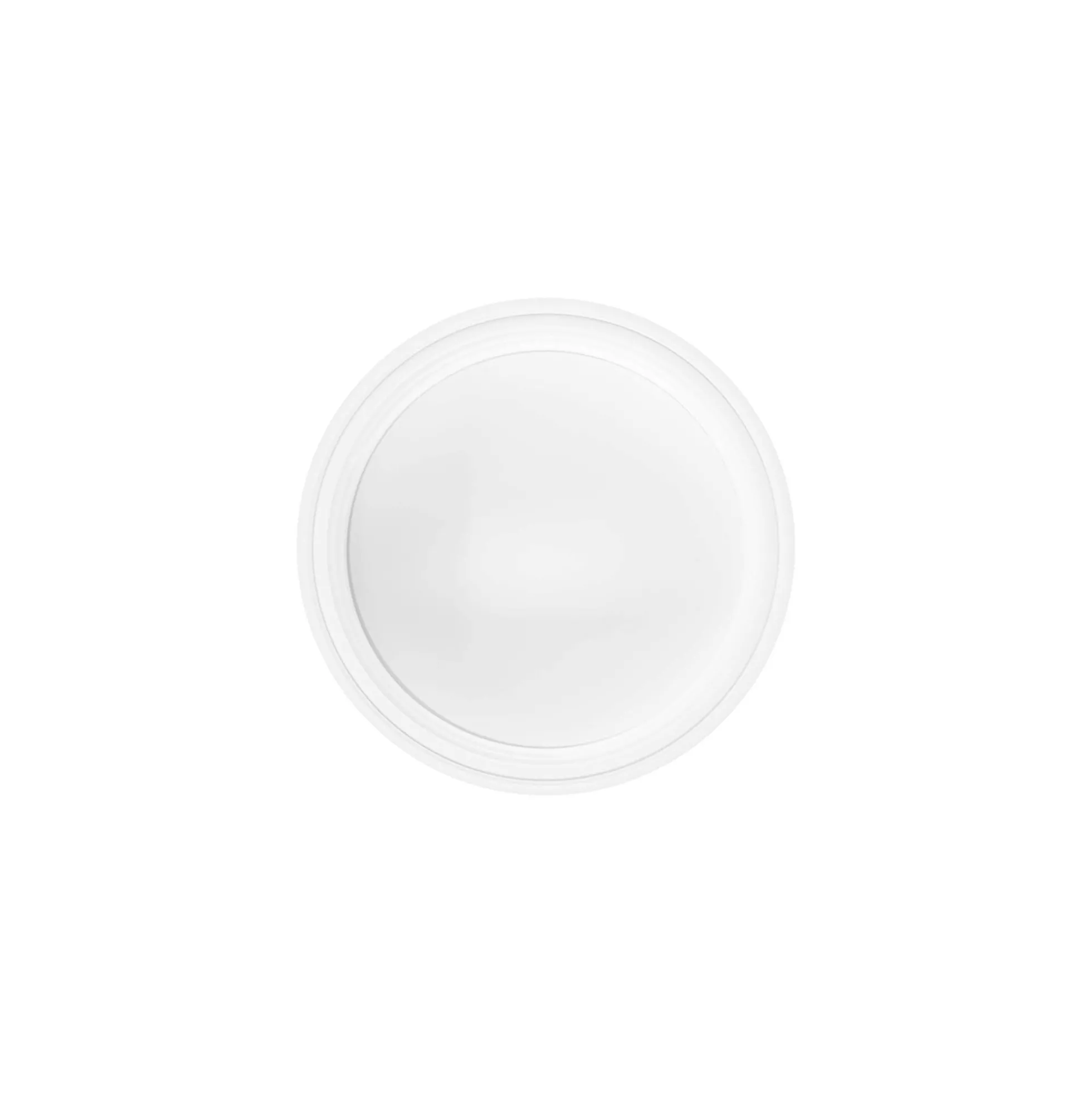 Tappo a vite 50 ml, plastica SAN, bianco