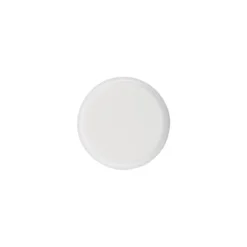 Tappo a vite per bottiglia rotonda con inserto a siringa, plastica PE, bianco, per bocca: DIN 18