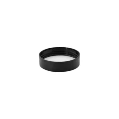 Tappo a vite per 30 ml 'Antonella', plastica PP, nero