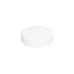 Tappo a vite per 60 ml 'Brown Line', plastica HPM, bianco