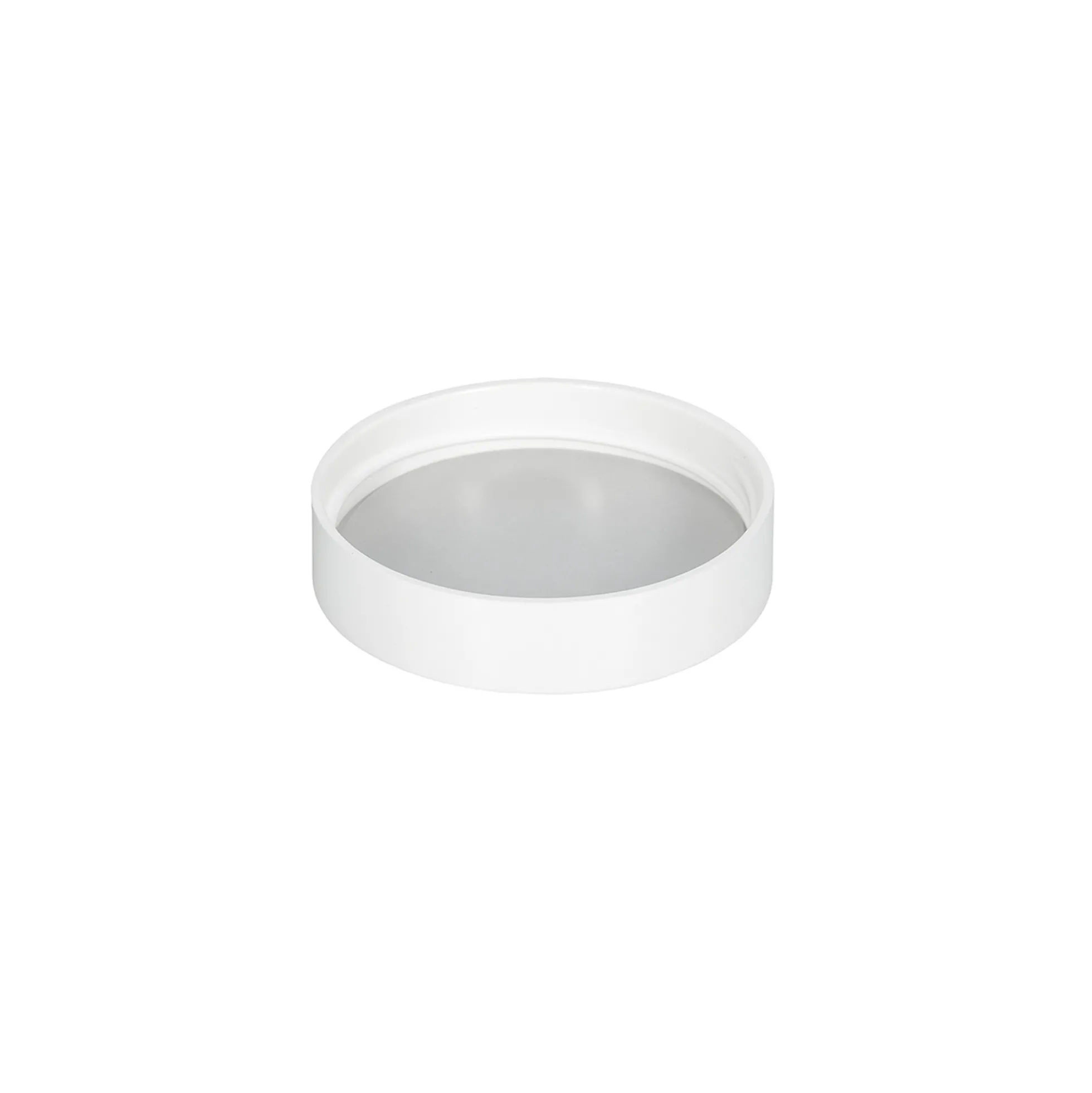 Tappo a vite per 60 ml 'Brown Line', PP, bianco