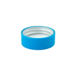 Tappo a vite, plastica ABS, azzurro acqua, per bocca: GPI 33/400
