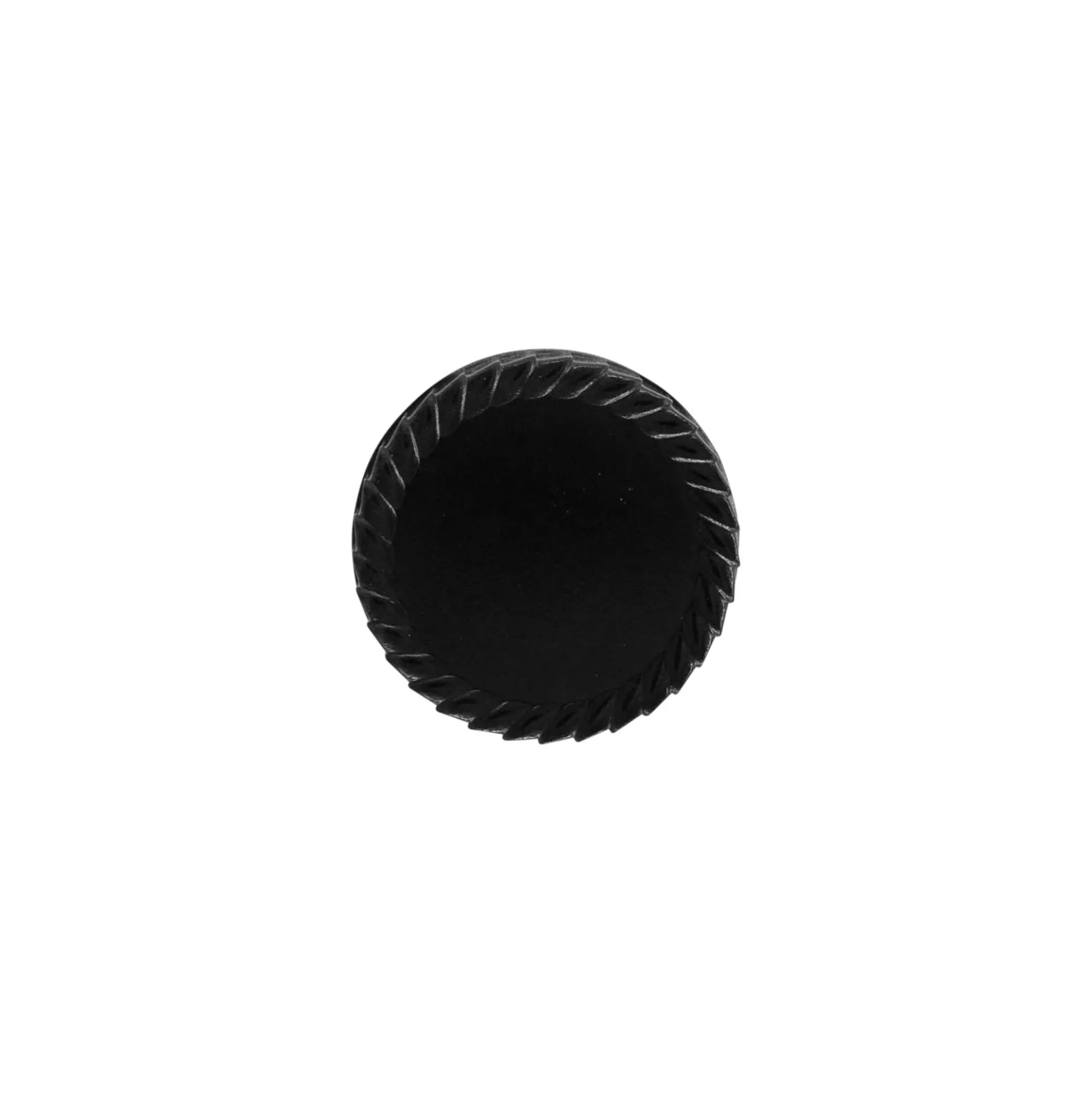 Tappo a vite, plastica HPM, nero, per bocca: DIN 25