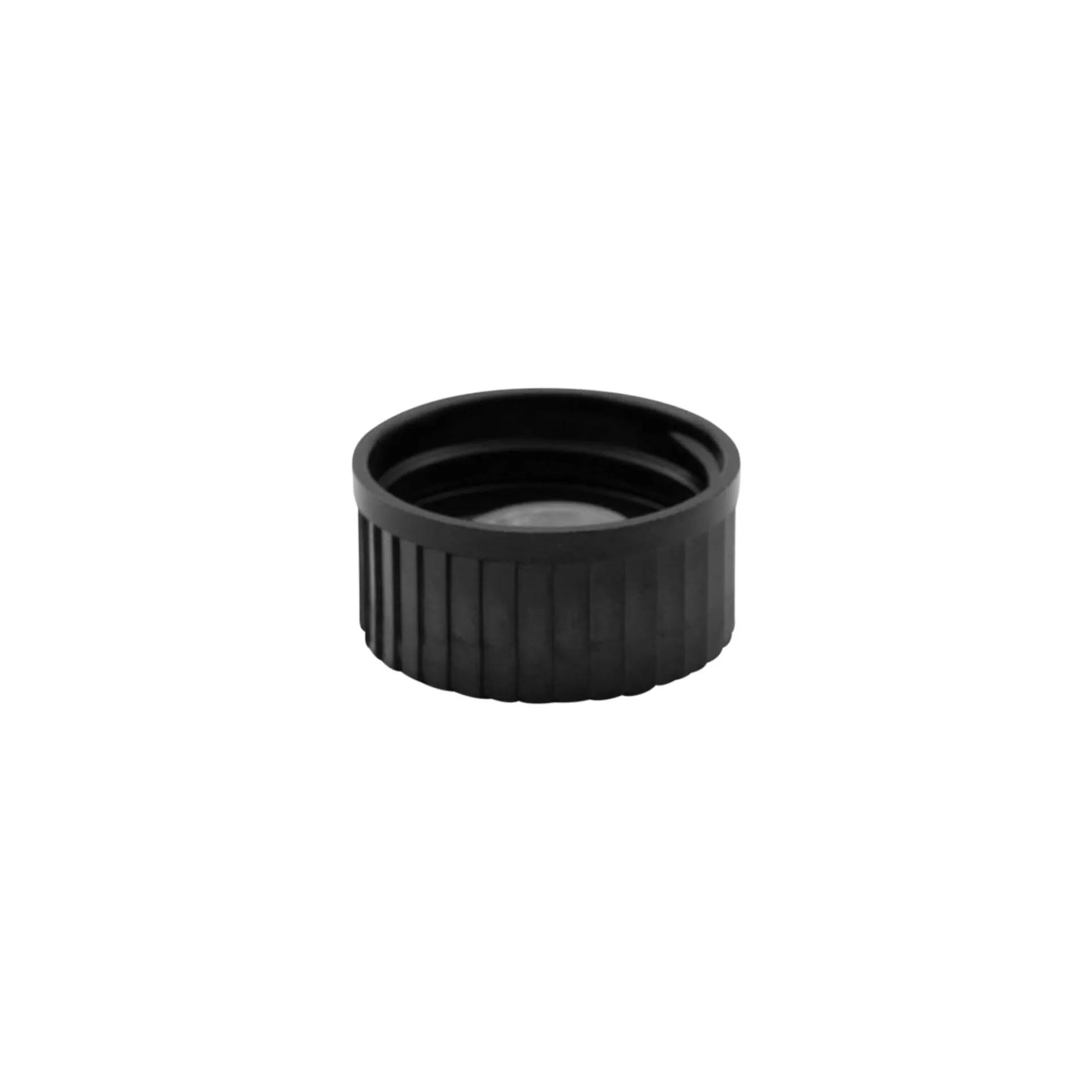 Tappo a vite, plastica HPM, nero, per bocca: DIN 25