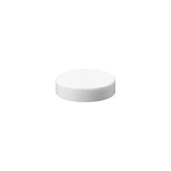 Tappo a vite, plastica PP, bianco, per bocca: 48/400