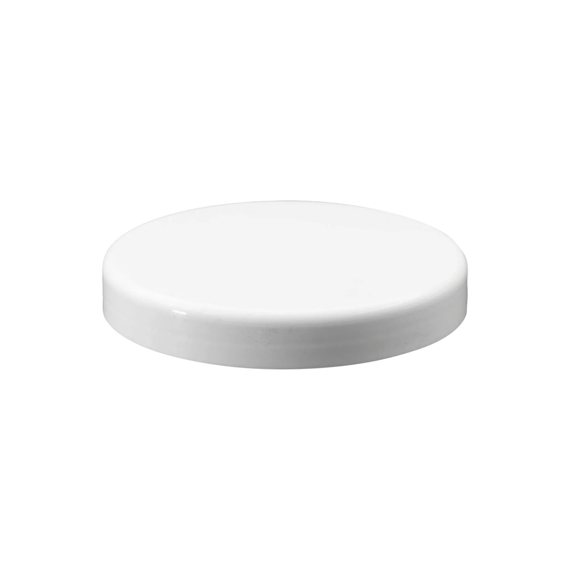 Tappo a vite, plastica PP, bianco, per bocca: 110/400