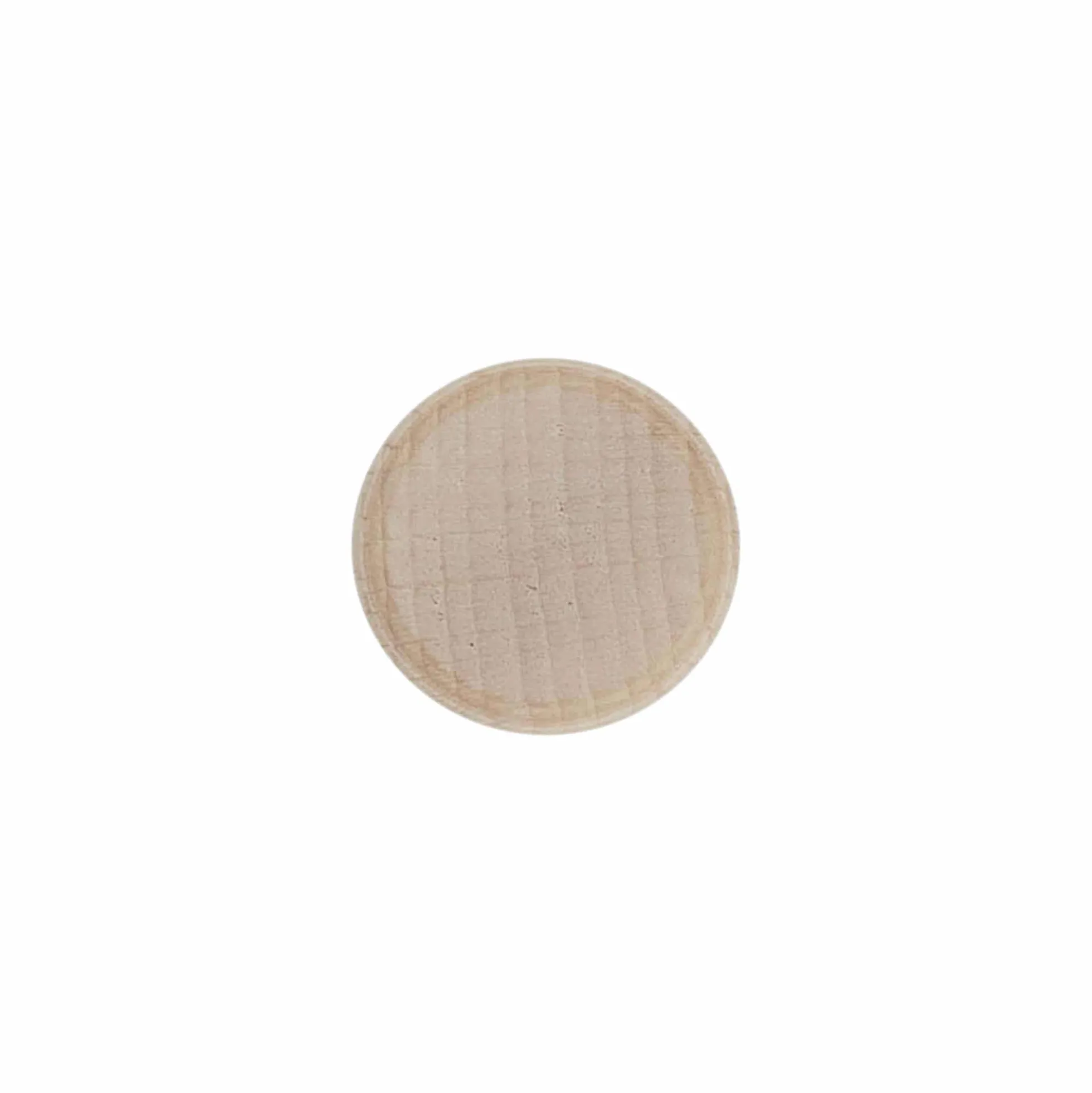 Tappo con impugnatura e apertura dosatrice 19 mm, legno/plastica, beige, per bocca: sughero