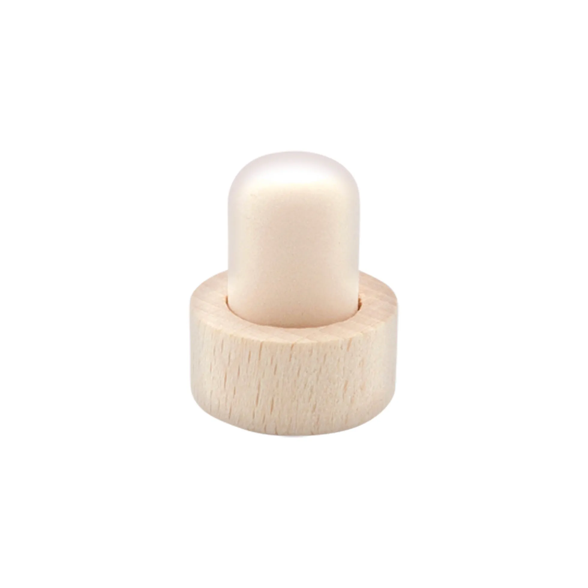 Tappo con impugnatura in sughero 18 mm, legno/plastica, per bocca: sughero