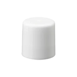 Tappo per flacone roll-on da 50 ml, plastica PP, bianco, per bocca: chiusura a vite