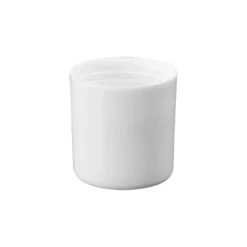 Tappo per flacone roll-on da 50 ml, plastica PP, bianco, per bocca: chiusura a vite
