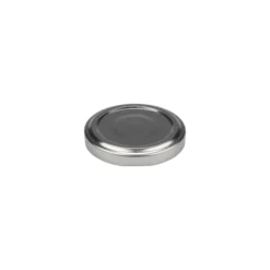 Tappo Twist-Off, lamiera bianca, argento, per bocca: TO 53