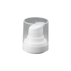 Testa pompa dispenser airless 'Micro', plastica PP, bianca