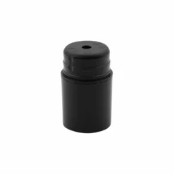 Testa pompa dispenser airless 'Nano', plastica PP, nera