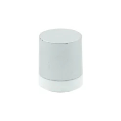 Testa pompa dosatrice airless 'Micro', plastica PP, argento