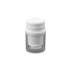 Testa pompa erogatrice airless 'Nano', plastica PP, bianca
