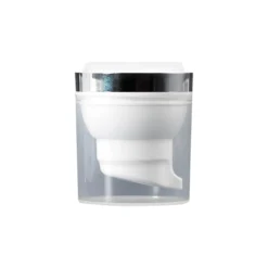 Testa pompa erogatrice airless 'Mezzo', plastica PP, bianca