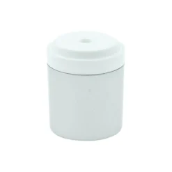 Testa pompa erogatrice airless 'Mezzo', plastica PP, argento
