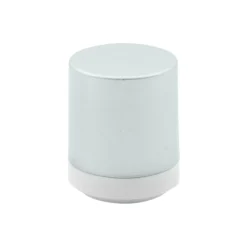 Testa pompa erogatrice airless 'Mezzo', plastica PP, argento