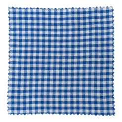 Tovaglietta in tessuto a quadretti 15x15, quadrata, tessile, blu scuro, bocca: TO58-TO82