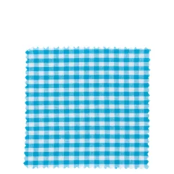 Tovaglietta in tessuto a quadretti 12x12, quadrata, tessile, blu, bocca: TO38-TO53
